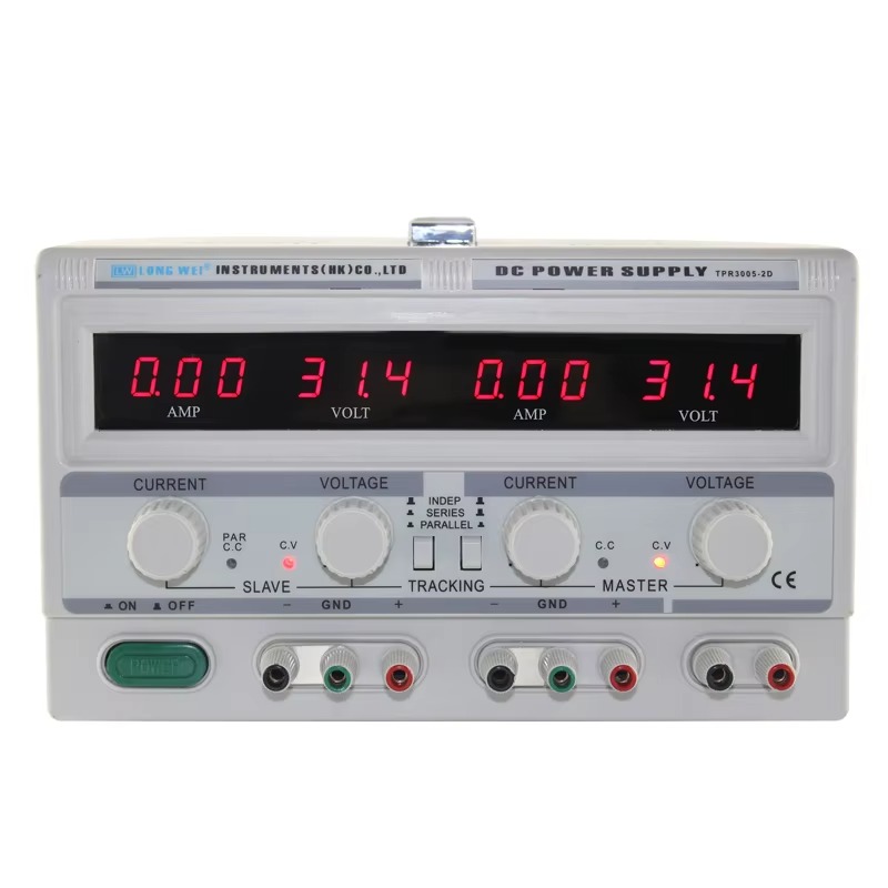 Dual Channel Linear Power Supply 30V 5A - TPR-3005-2D Fonte di alimentazione lineare regolabile