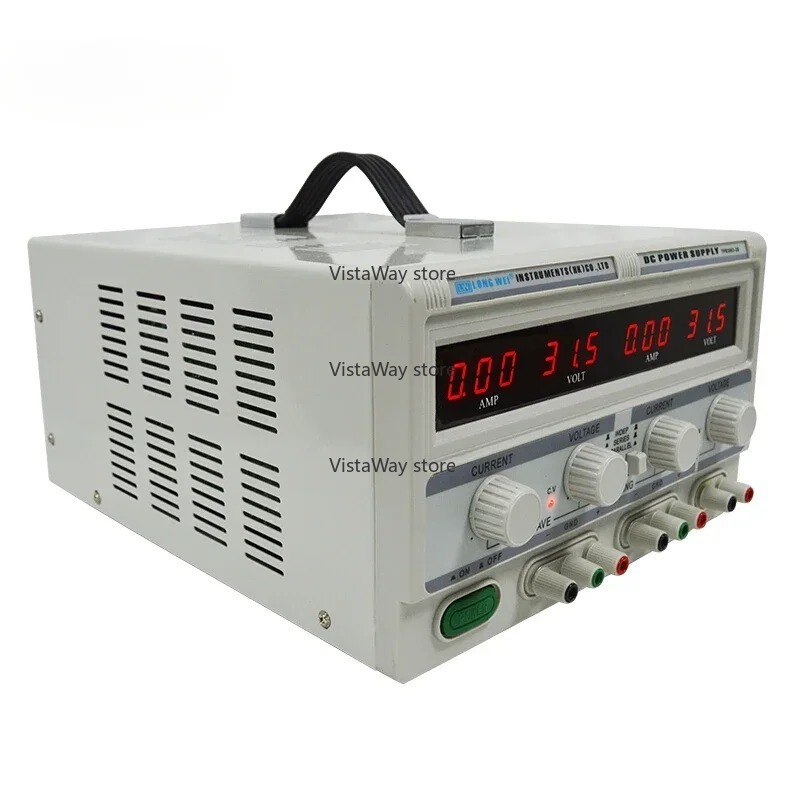 Linear Dc Power Supply Triple Output - Doppio alimentatore regolato CC Uscita tripla