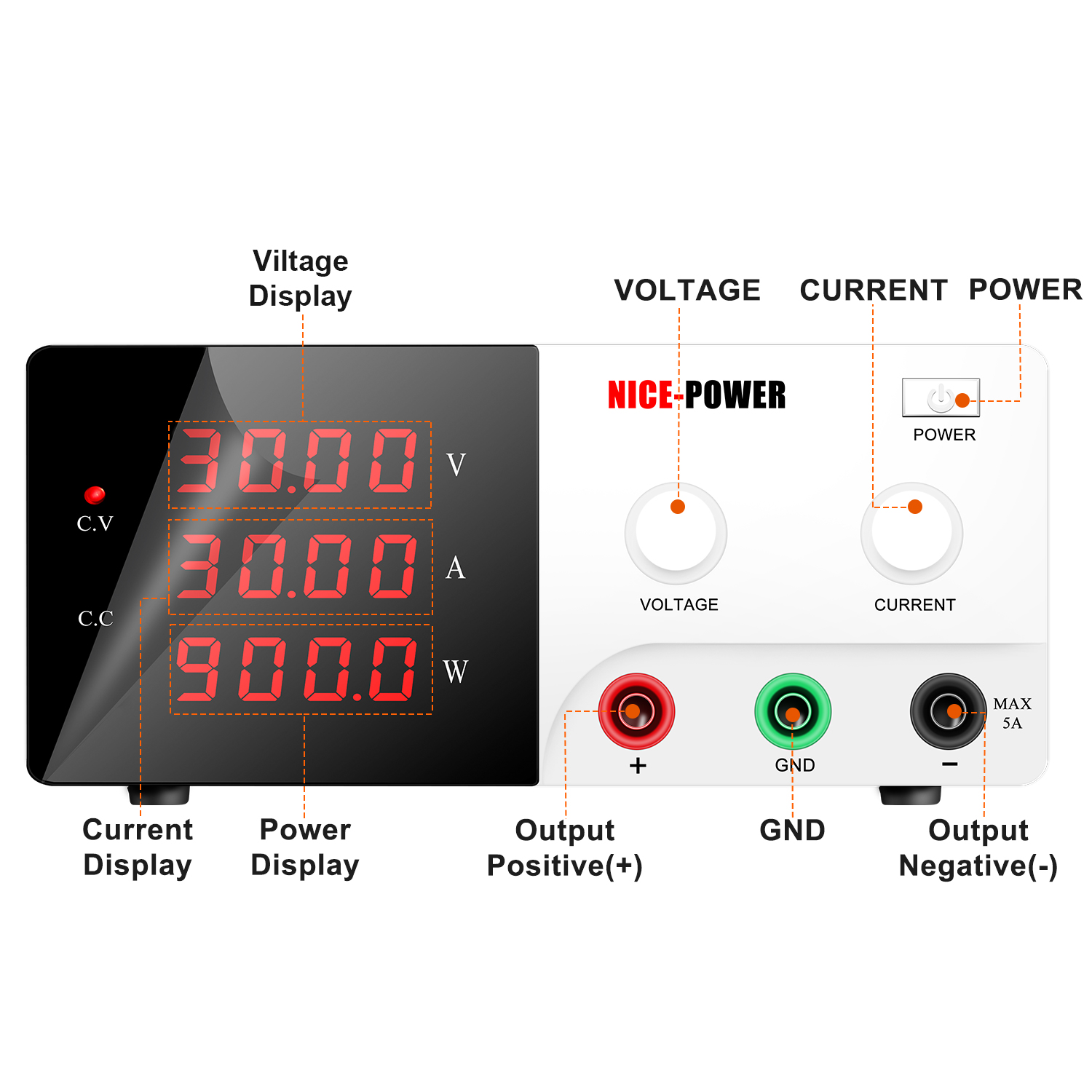 NICE-POWER Alimentatore da Ban - High Power 60V 20A Bench Power Supply recensione e prezzo
