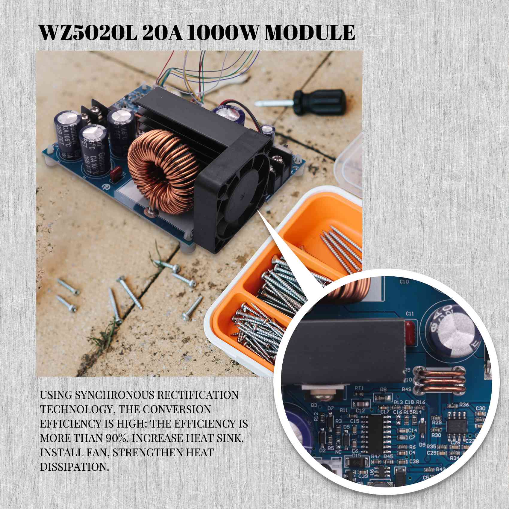 Convertitore DC-DC Buck AC18(G - Step Down Dc Power Supply Module 1000W recensione e prezzo